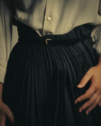 –SPECIAL– GIANFRANCO FERRE 00's Dramatic pleated maxi skirt