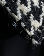 "Valentino Garavani" Houndstooth pattern lace velvet design set up