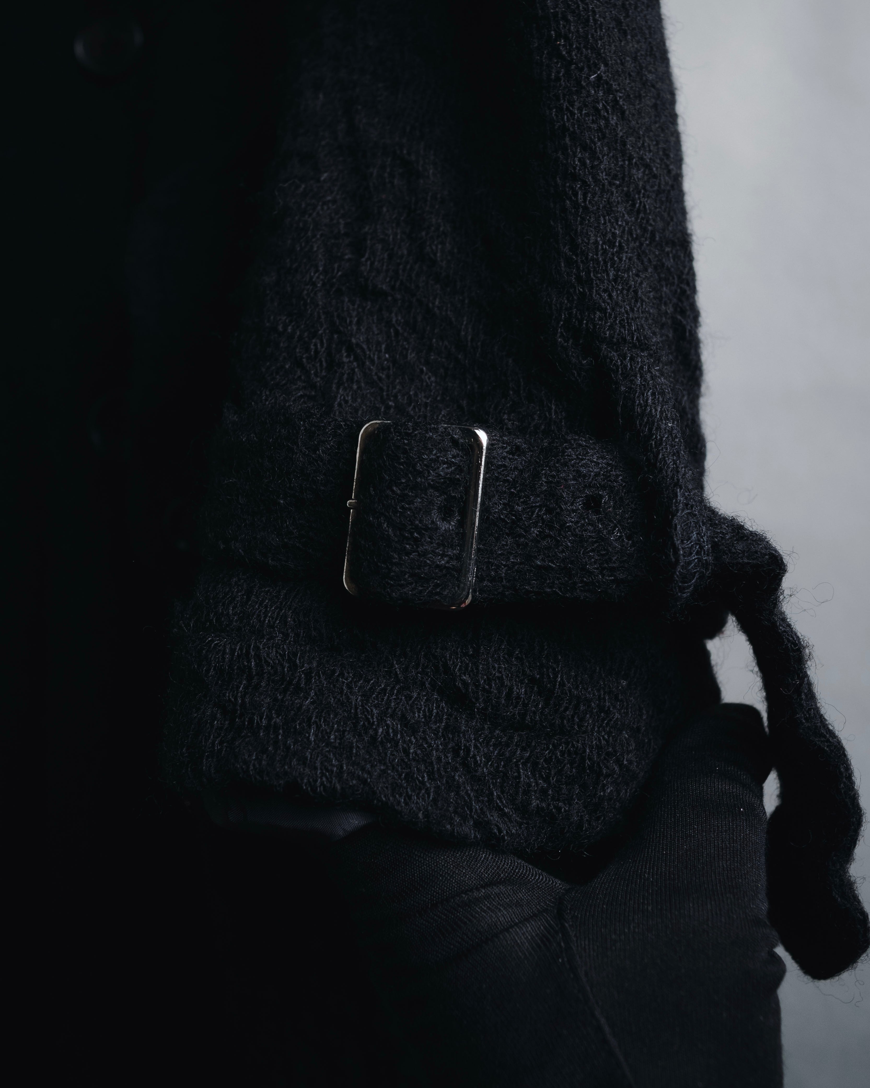 "tricot COMME des GARÇONS" 2007AW shrunk wool trench coat