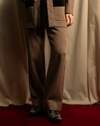 "FENDI" Velvet switching design herringbone set up