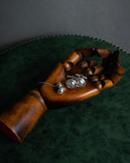 "BURBERRYS" Equestrian Knight engraved silver cufflinks