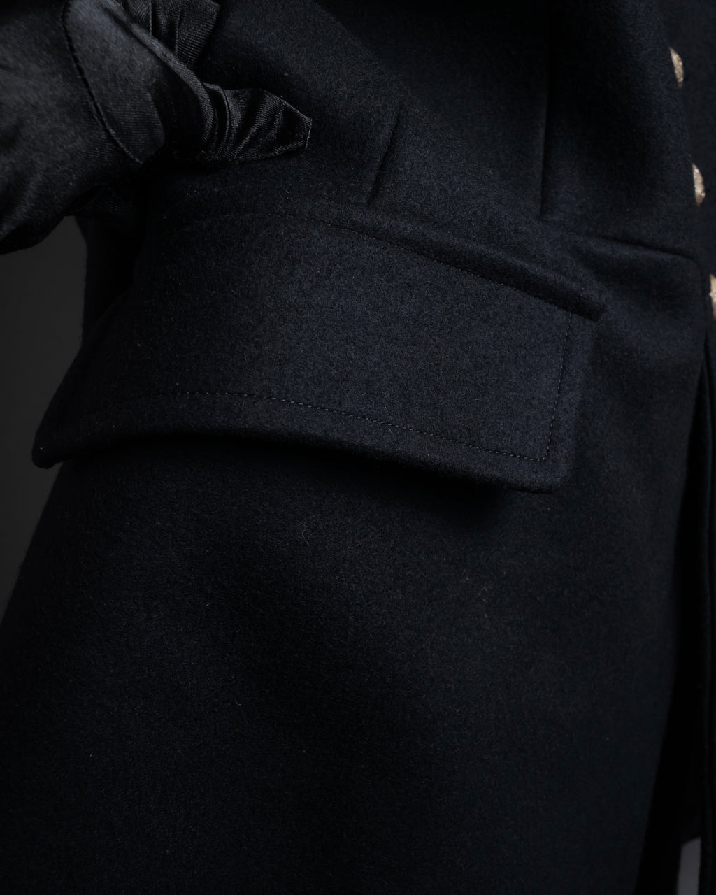 -SPECIAL- "GUCCI" 13'year-14'year Horse riding outfit motif velvet collar jacket