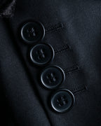 "Chloe" Oversized wool matte black set up