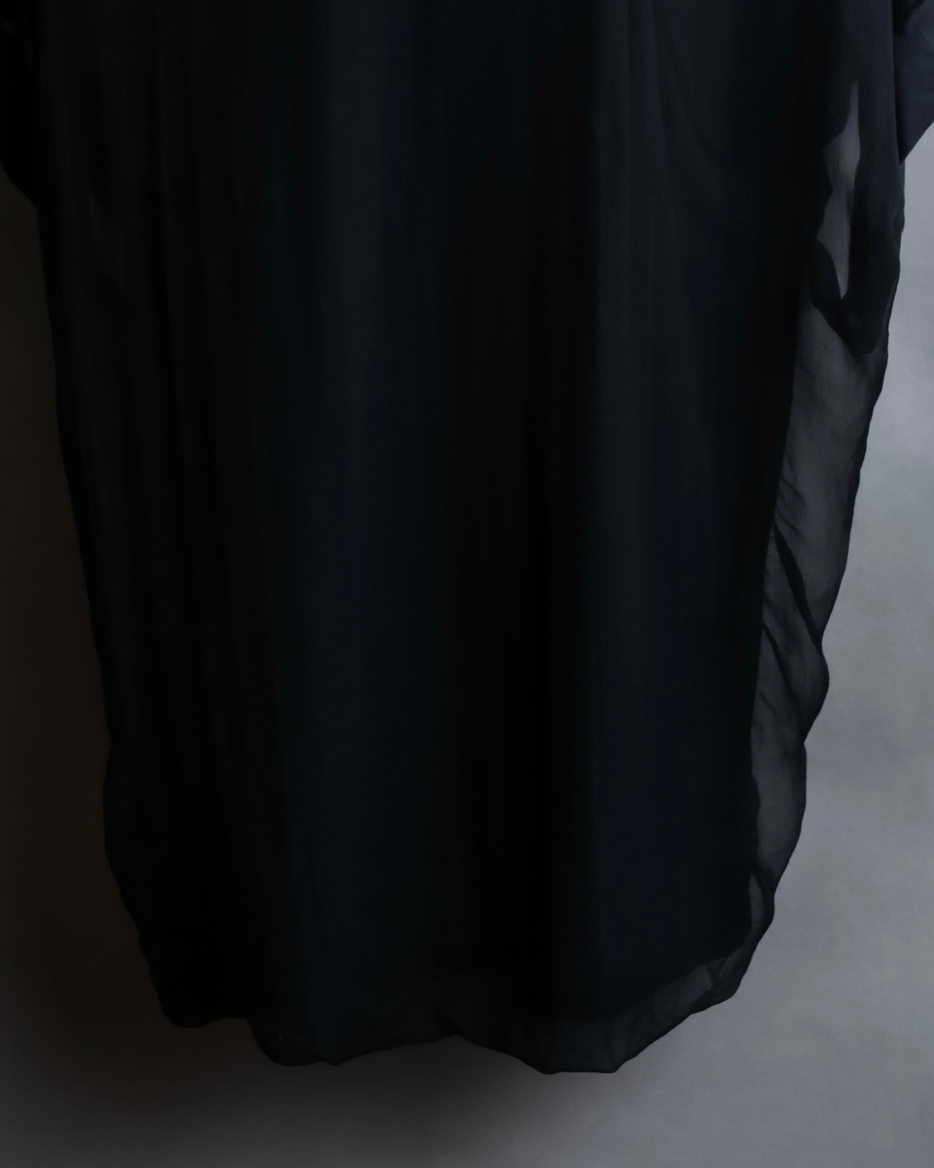 "GUCCI" Layered see-through design pullover