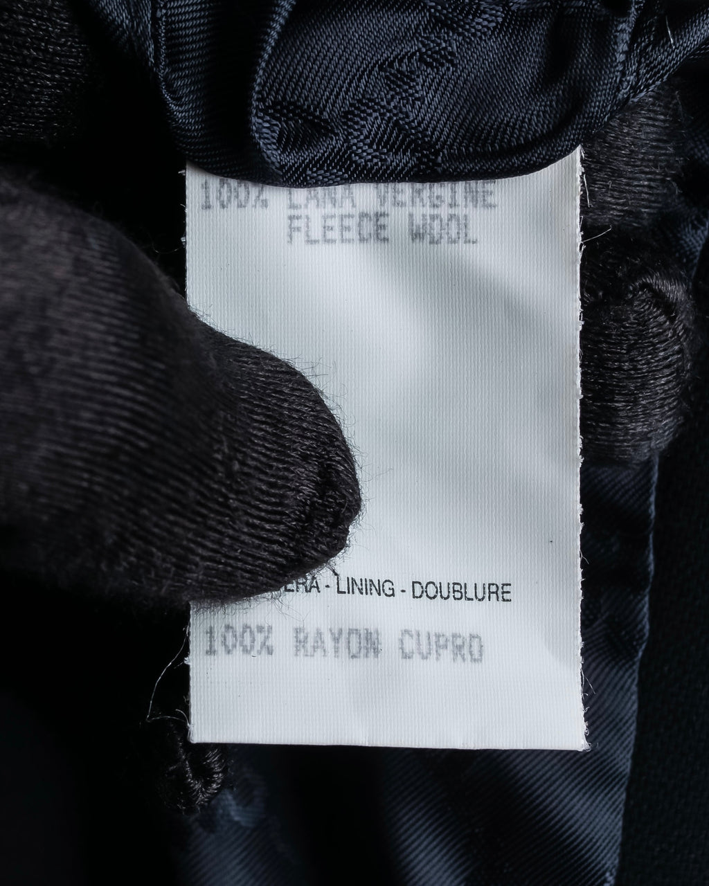 "GUCCI" 90's Beautiful draping fly-front tailored jacket