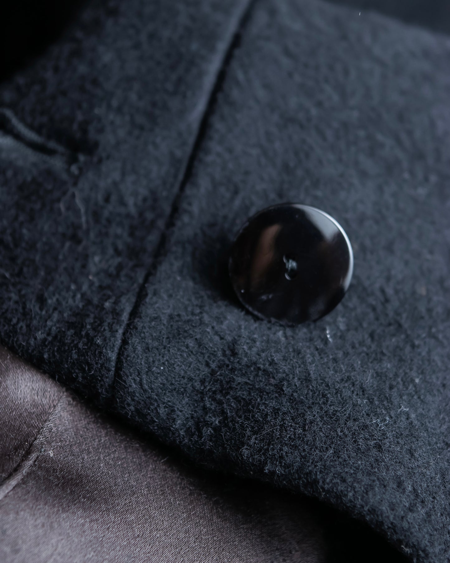 "STELLA McCARTNEY" Cashmere blend peak lapel tailored coat