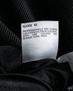 "Max Mara" 90’s-00’s Minimal fly-front stretch sten collar jacket