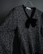 "Christian Dior PRETA PORTER"
Ribbon design mixed yarn knit pullover