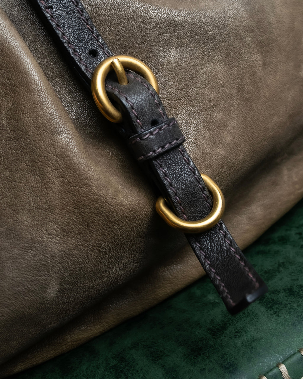 "MIU MIU" Overflap gold Parts design 2-way bag