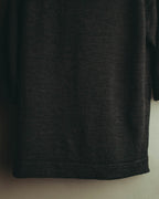 "Margaret Howell" 90's-00's Soft wool short sleeve knit top