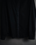 "Maison Margiela" 2017SS minimal fly-front shirt