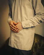 -SPECIAL- "Dior" 00's-10's Fine pinstripe concealed placket dress shirt