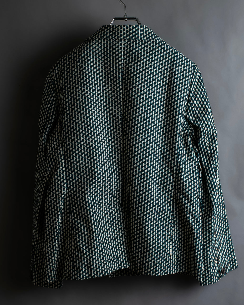 "MARNI" Geometric pattern double-breasted tailored jacket