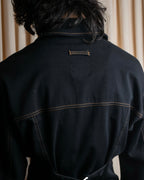 "JEAN PAUL GAULTIER JEANS"
Military detail stitching denim coat
