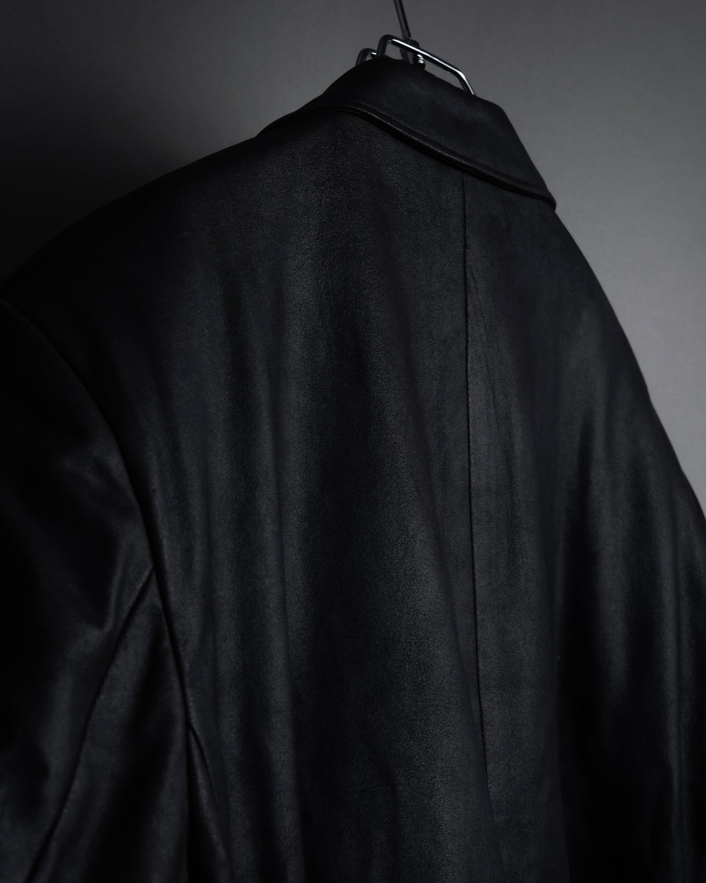 "HUGO BOSS" Oversized calf leather tailored jacket