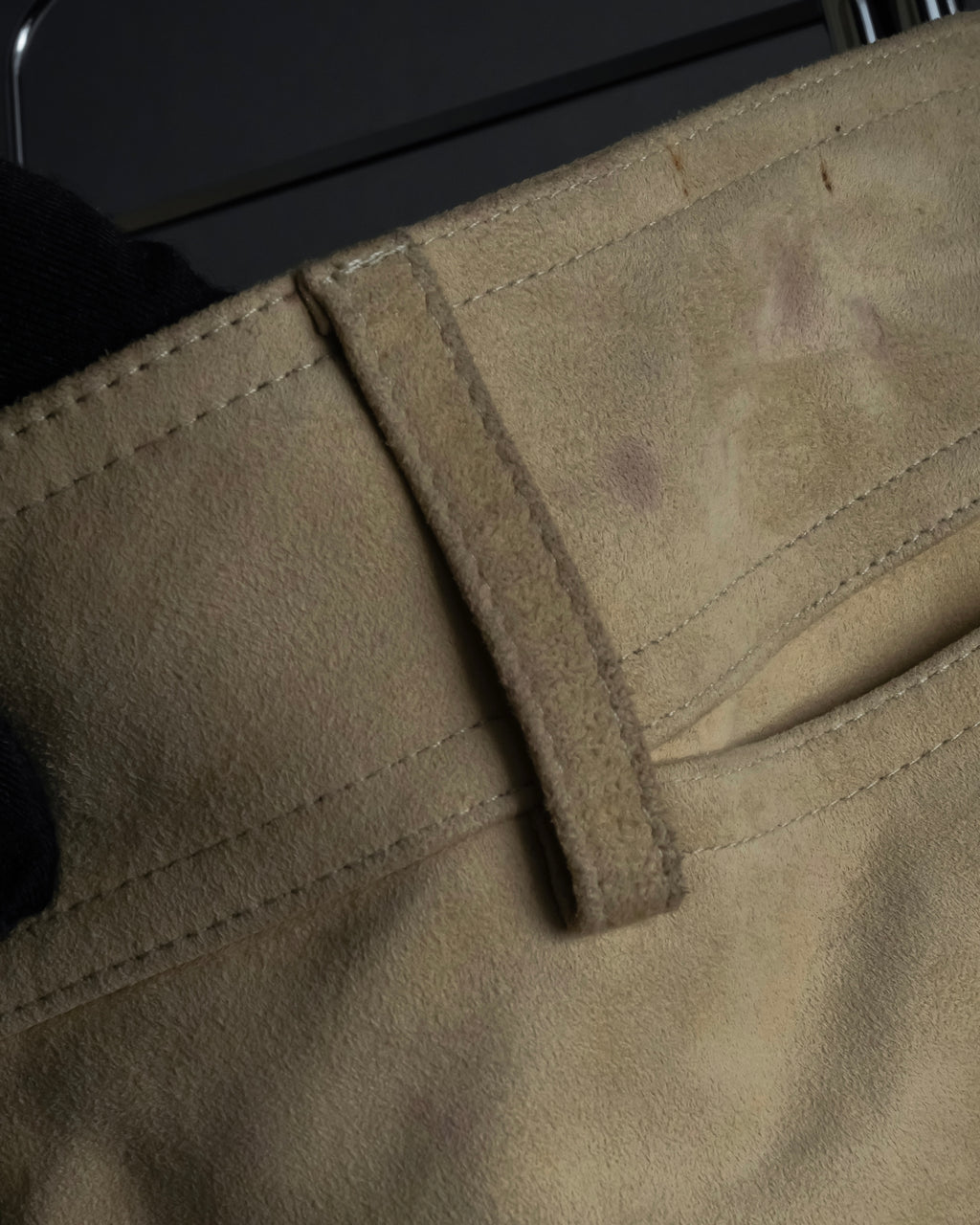 "GUCCI" Sand beige suede set up