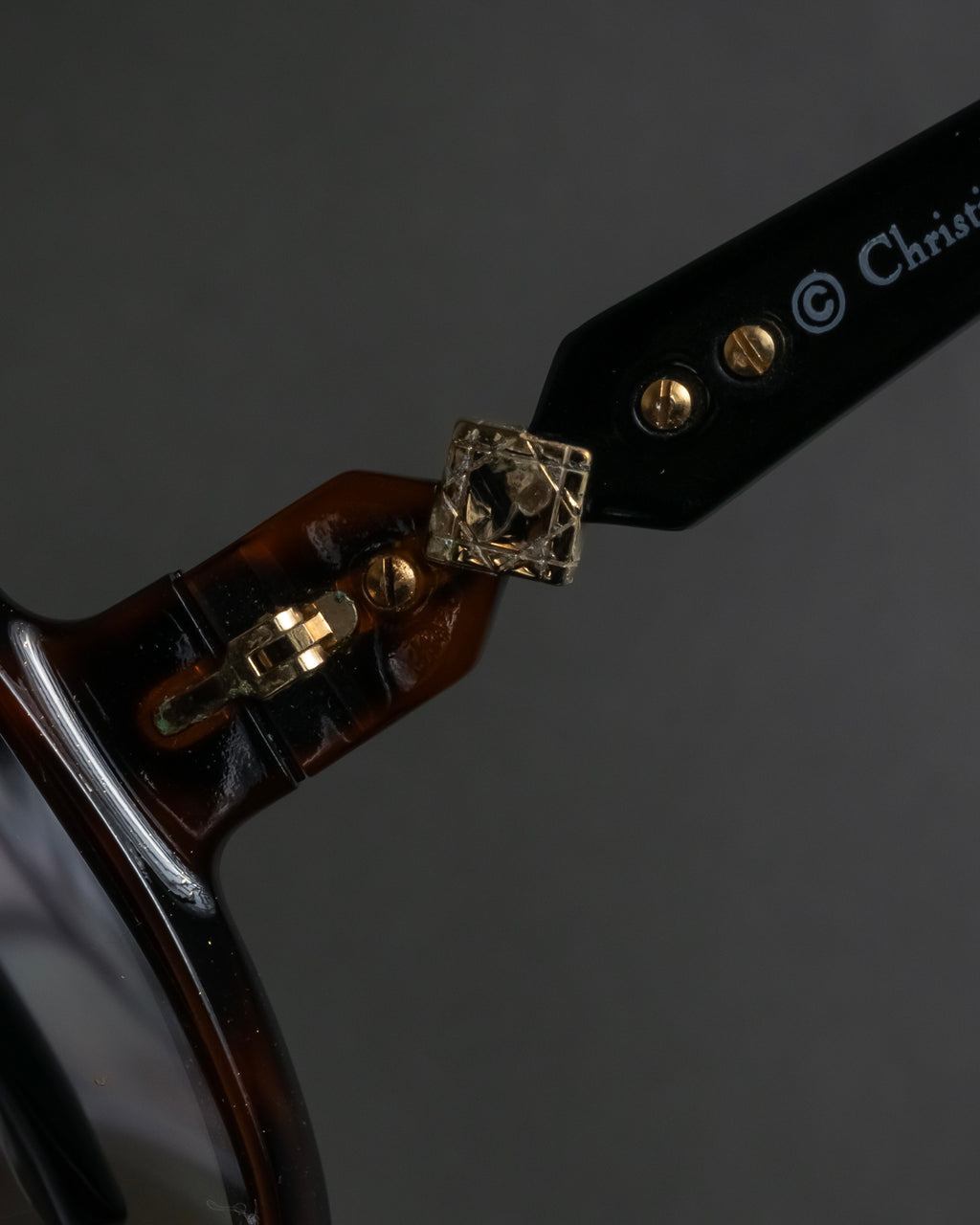 "Dior" Oversized tortoiseshell square sunglasses