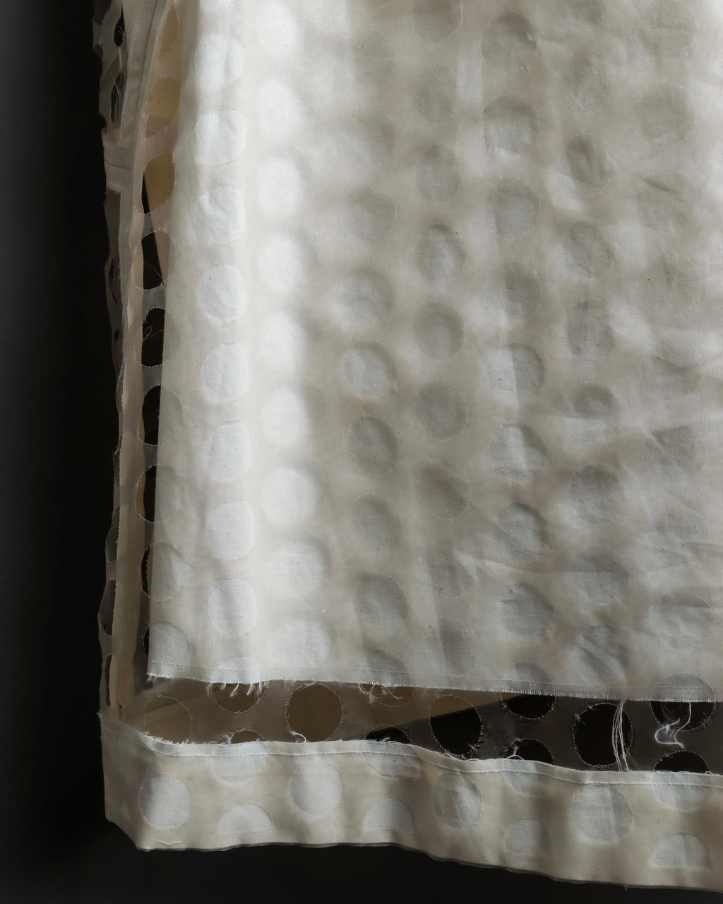 "MAISON MARGIELA" 20SS Polka dot tulle layered skirt