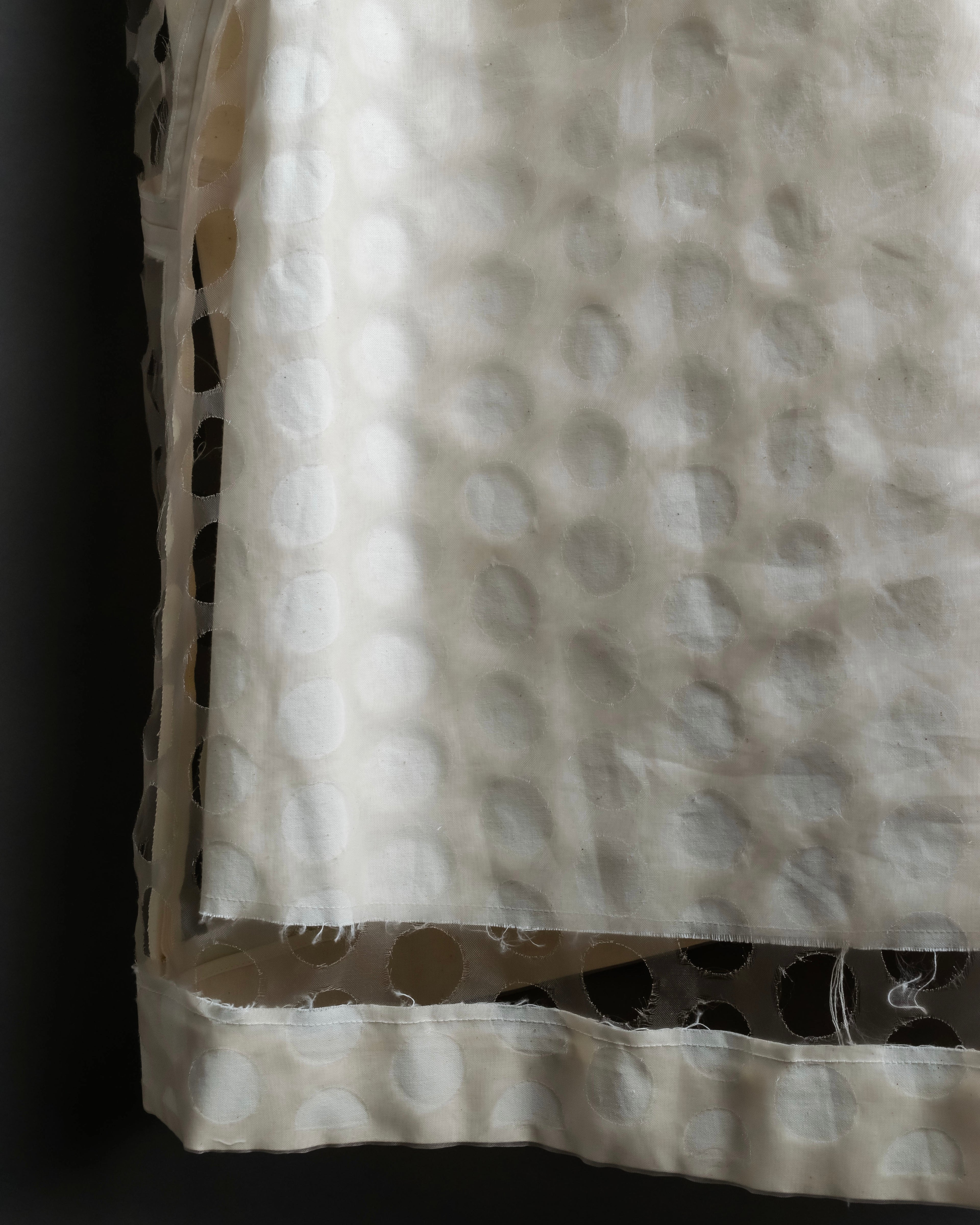 "MAISON MARGIELA" 20SS Polka dot tulle layered skirt