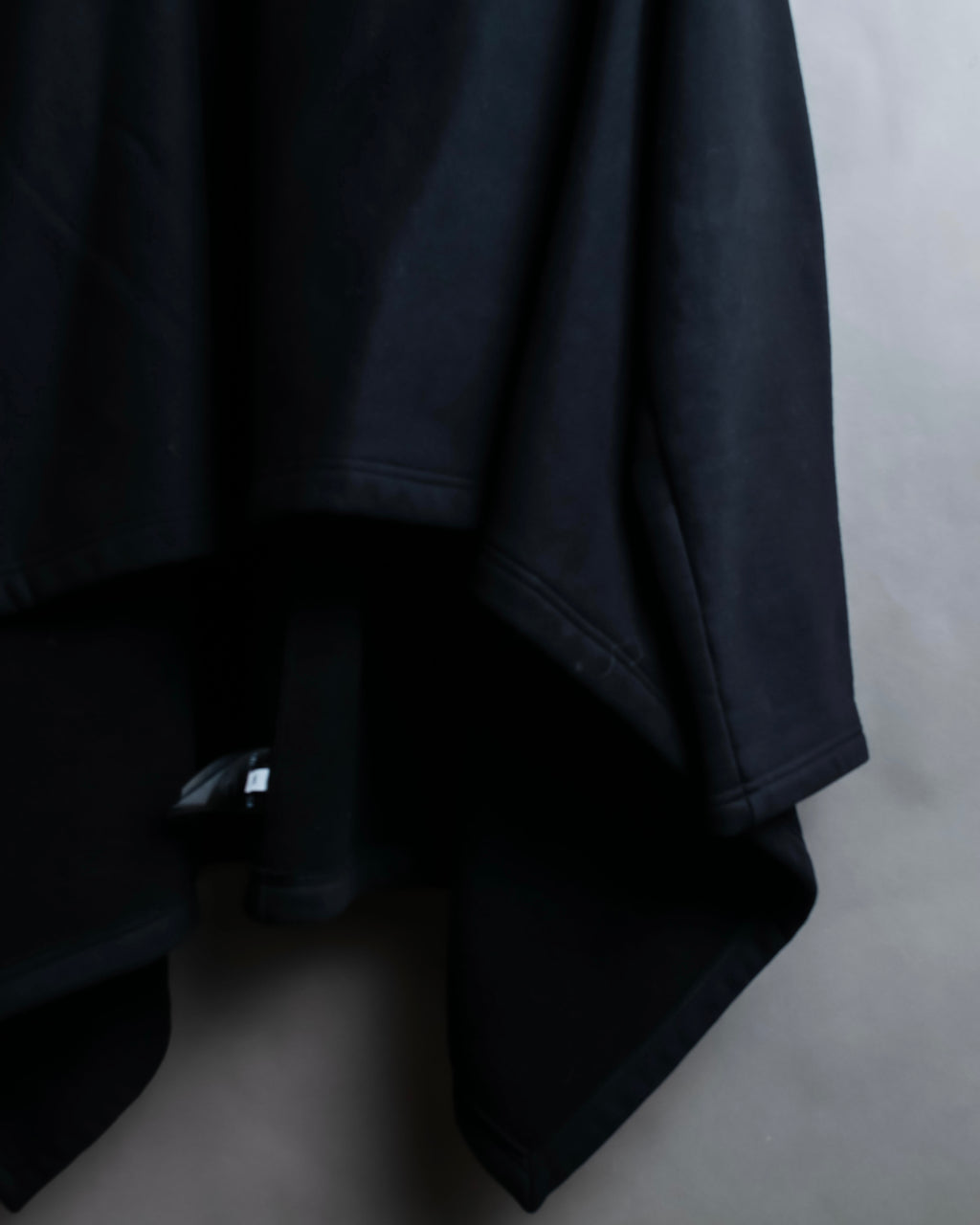"BALENCIAGA" Oversized poncho flare silhouette hoodie