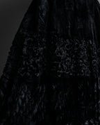 -SPECIAL- "FENDI" 90s Karl Lagerfeld-era lattice fur cape