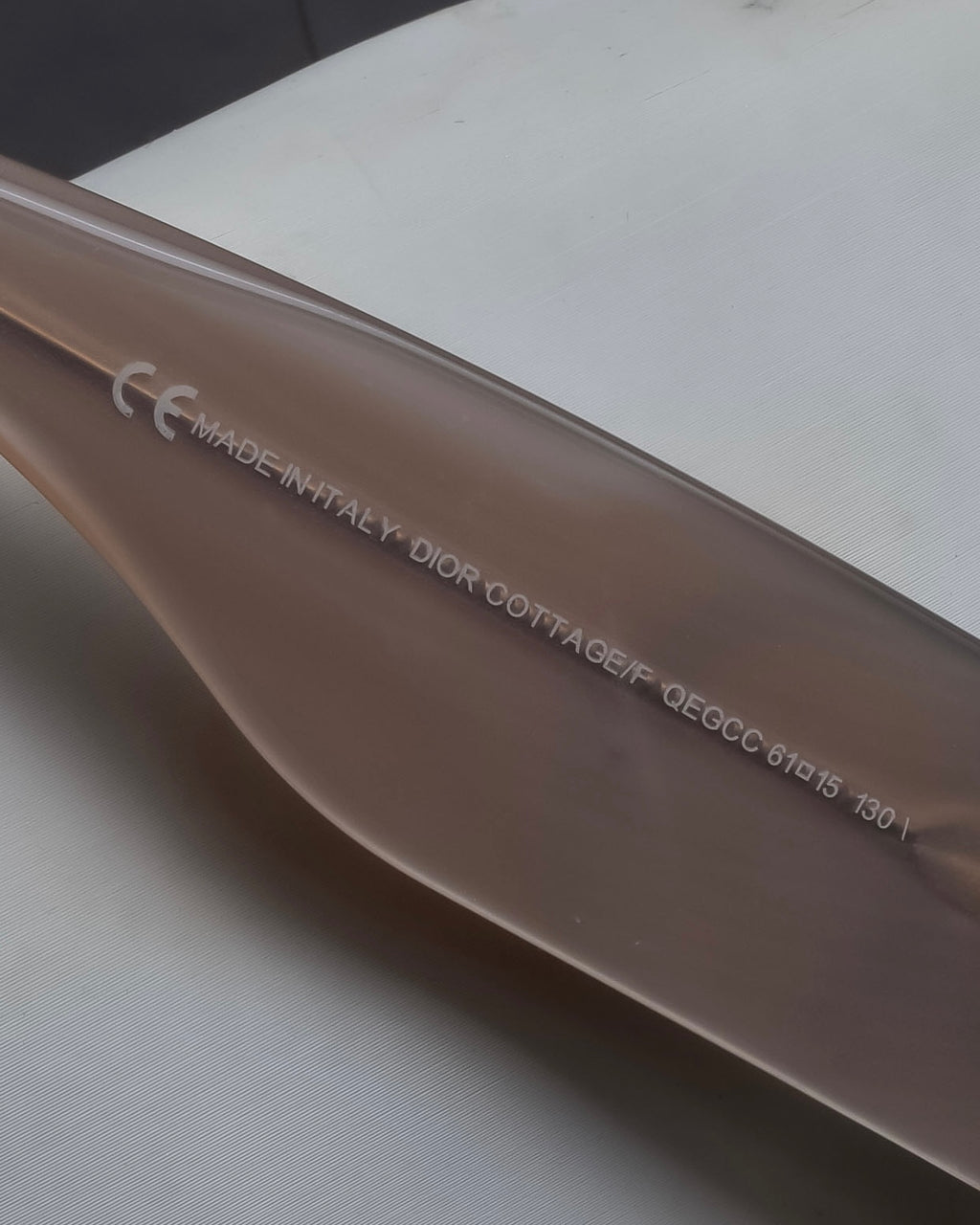 "Christian Dior" Tortoiseshell buckle detail sunglasses