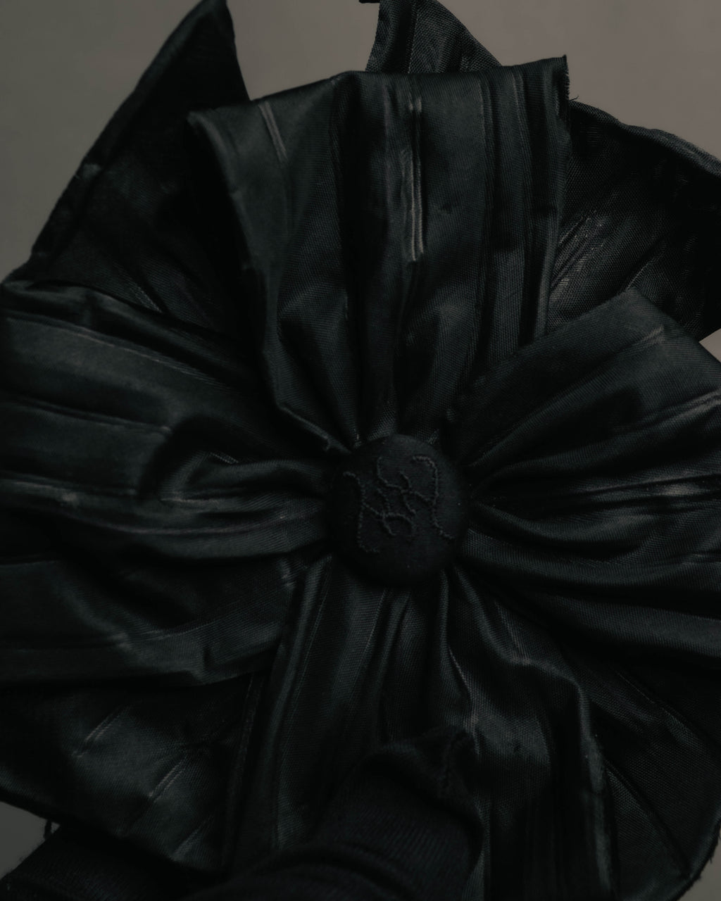 "FENDI" 90's-00's Sculptural fabric flower brooch