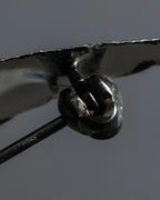 "Christian Dior" Relief motif silver 925 brooch