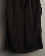 -SPECIAL- “HERMES” 00’s Cashmere cardigan and sleeveless knit twin set