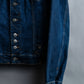 “D&G” Logo embroidery short denim jacket