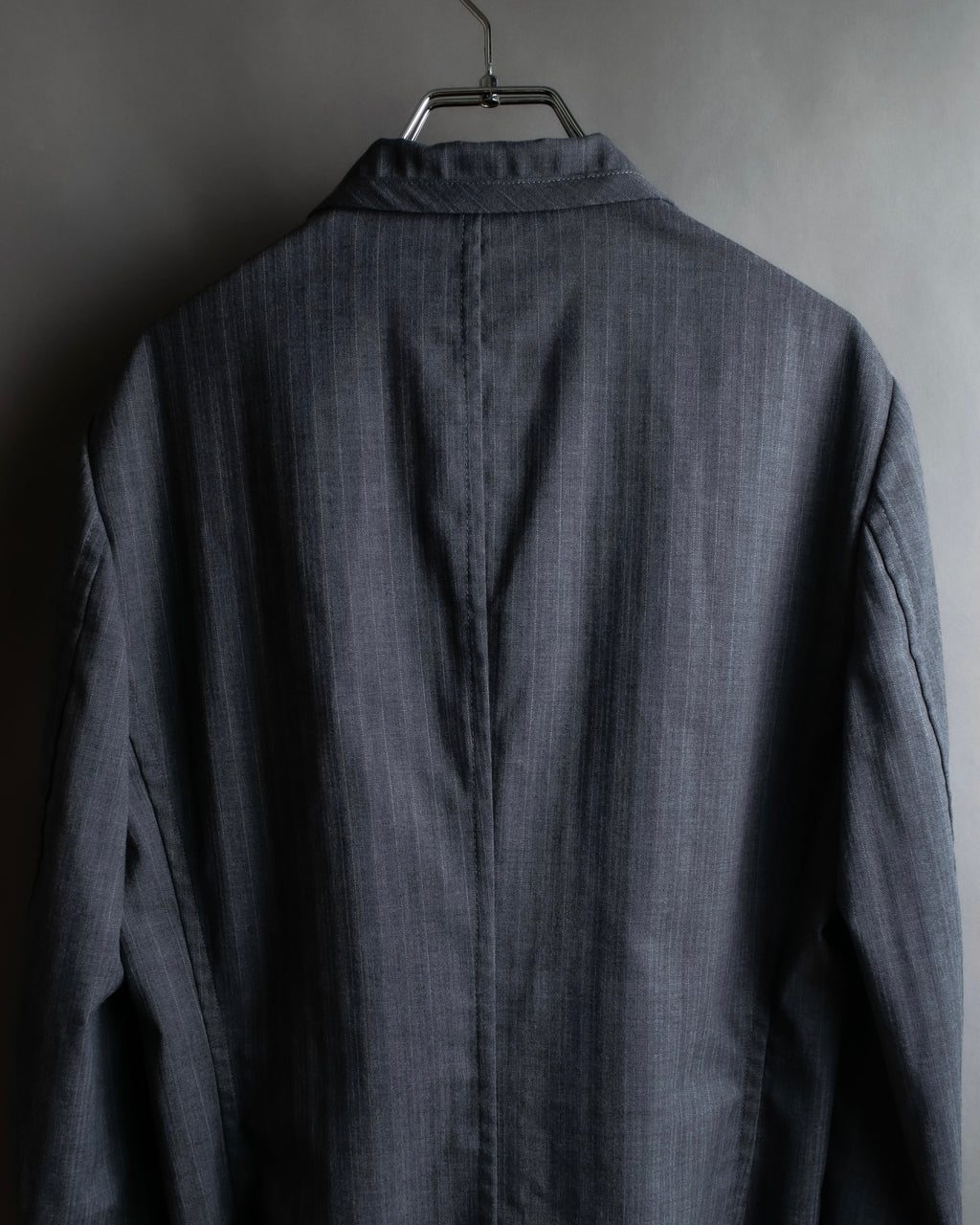 "COMME des GARCONS HOMME PLUS" 14SS modified lapel design striped jacket