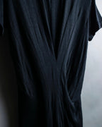 “JUNYA WATANABE” narrow waist  lame designed hem long dress