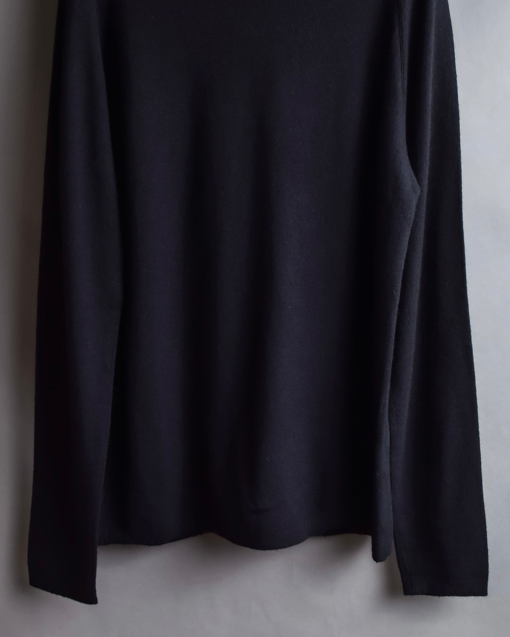 "DIOR" Edith Slimane period double high neck processing knit