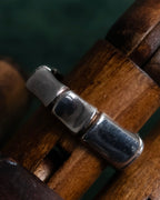 "GUCCI" Bamboo motif design silver 925 ring