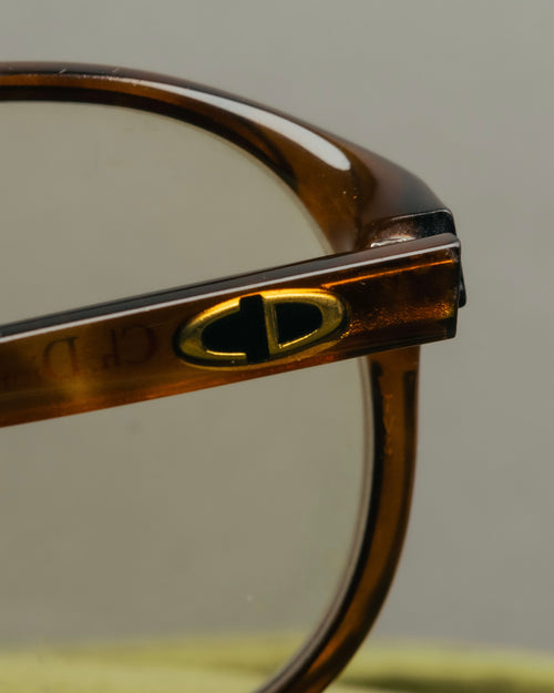 “Christian Dior monsieur” 70’s-80’s Tortoise aviator eyewear
