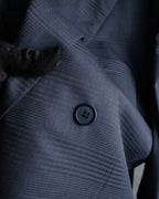 "CHRISTIAN DIOR MONSIEUR"
Shadow check pattern structured set up