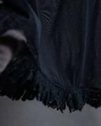 “Jean Paul Gautier” Fringe detailed  asymmetry shear top