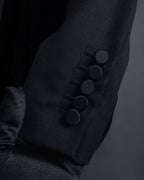 "Saint Laurent Paris" Modern tailcoat design jacket