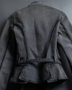 "STELLA McCARTNEY" Multi detail belted denim jacket