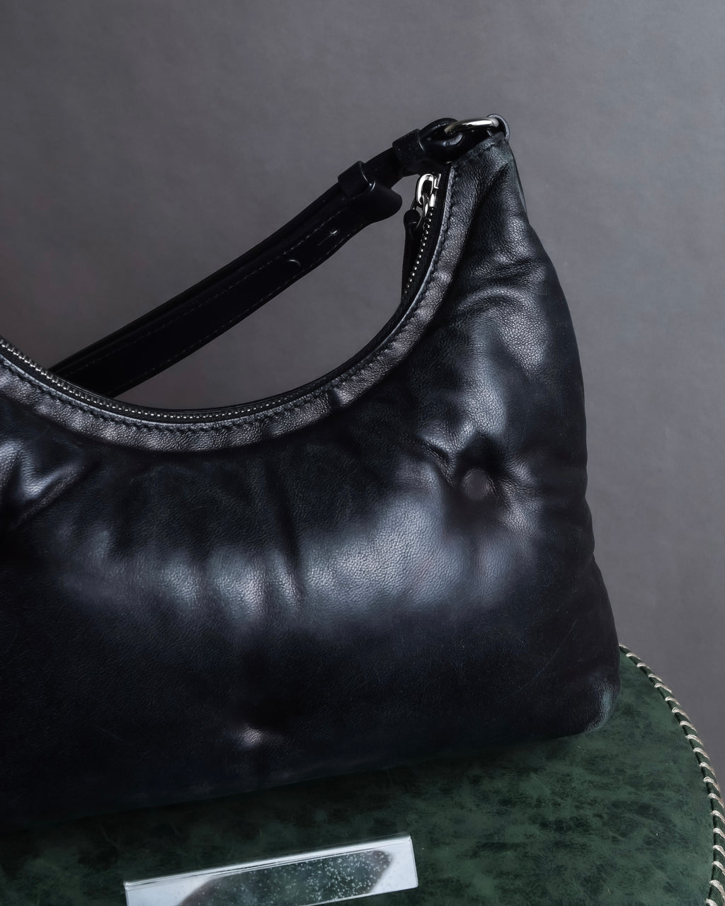 "MAISON MARGIELA" Glam Slam black one shoulder bag