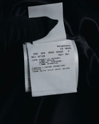 "GIORGIO ARMANI" Large collar draped lamb leather jacket