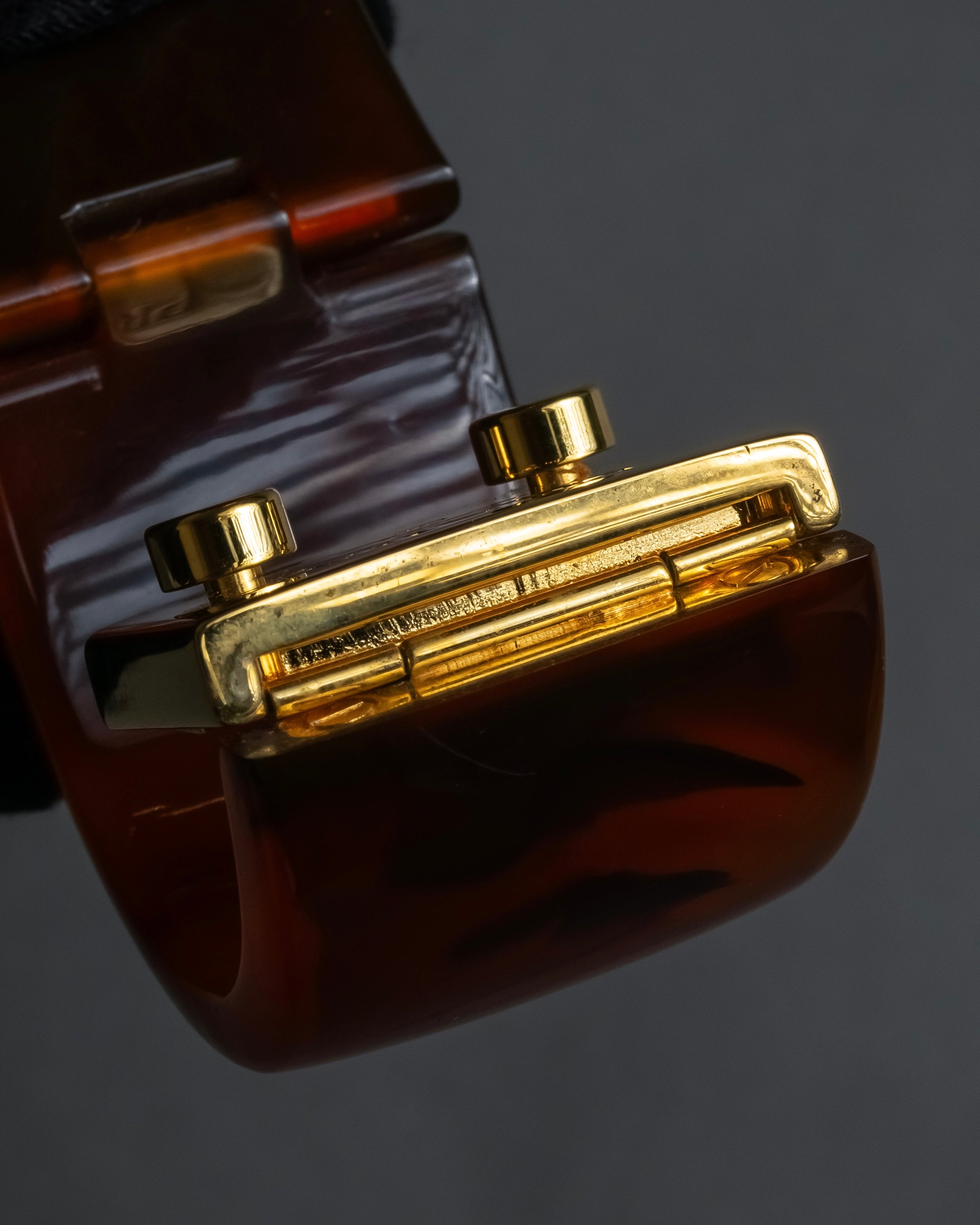 -MOOD Christmas Collections-
"PRADA" Miuccia Prada design tortoiseshell architectural bangle