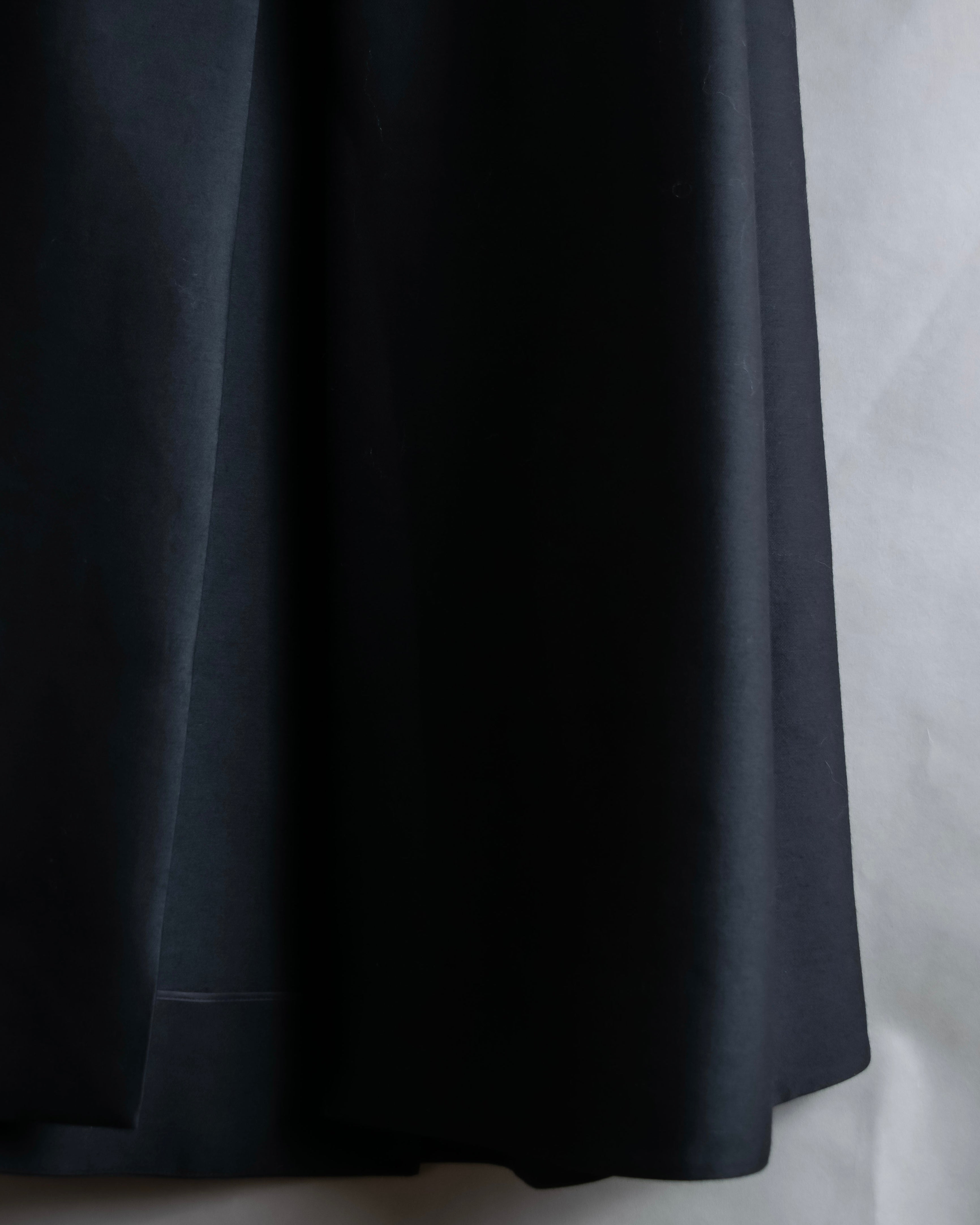 "WE11DONE" Flare silhouette super maxi skirt