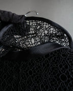 "JEAN-LOUIS SCHERRER" Lace frill design ribbon attached jacket