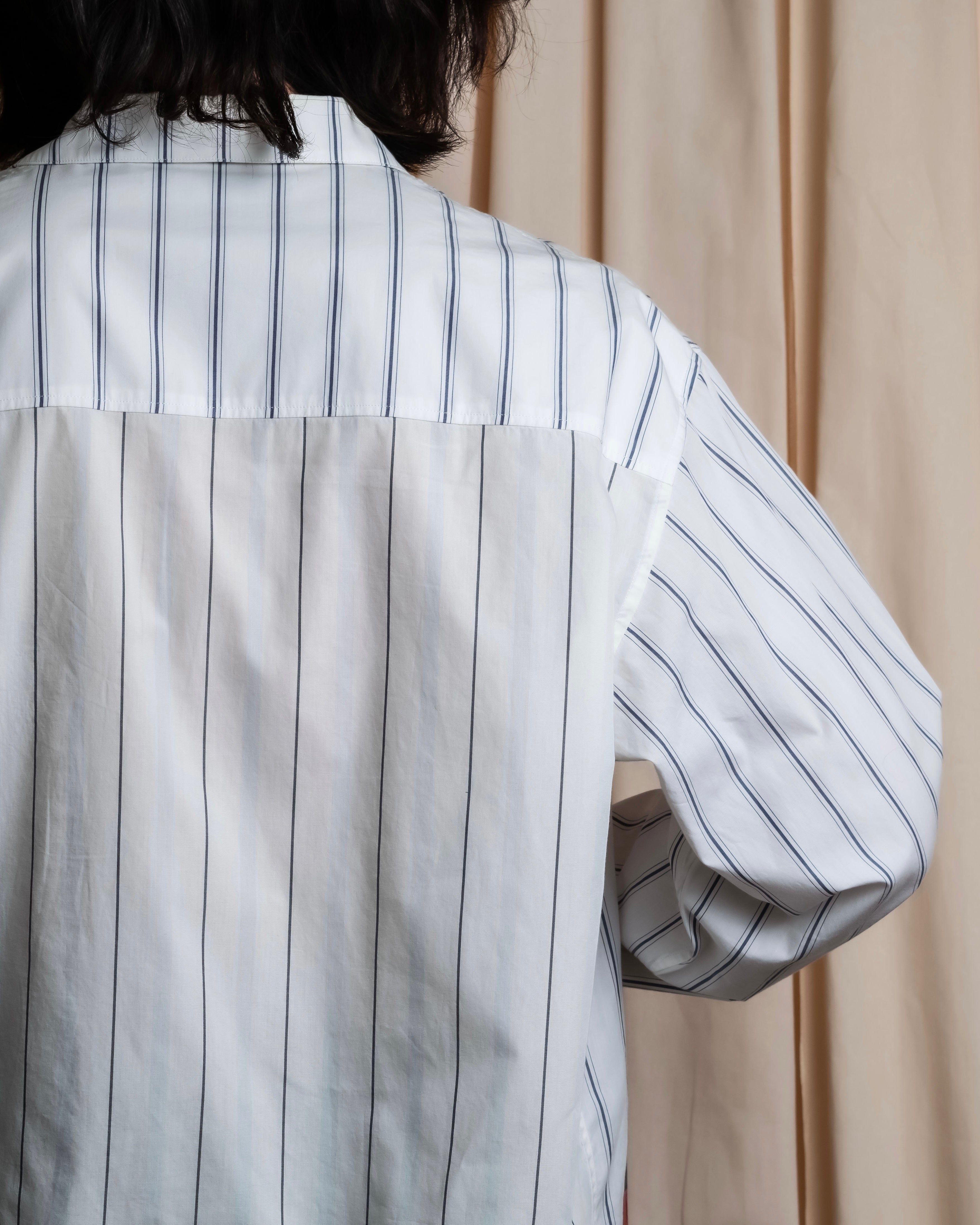 "STELLA McCARTNEY" 18SS Drag queen graphic design stripe shirt