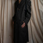 "ARMANI COLLEZIONI" Shoulder width structured oversized herringbone chester coat