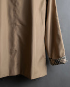 "BURBERRYS" Check reverse design short blouson