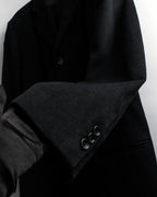 "ARMANI COLLEZIONI" Classic detail cashmere blend long chester coat