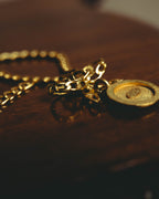 –SPECIAL– "CHANEL" 95AW Jeweled medallion pendant necklace