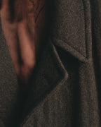 -SPECIAL- “Maison Martin Margiela” 2011-2014 Short wool blend chesterfield coat